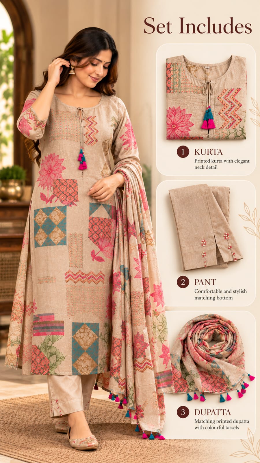 Rojana suit SAK3858-STYA product photo 1